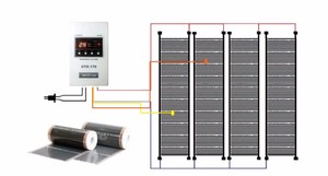 加热膜-用于电加热地板下的远红外线，碳加热110v，220v，12v和<span class=keywords><strong>24v</strong></span>