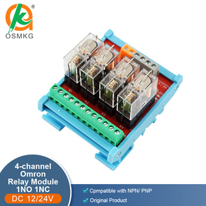 Oshangming 4 <strong>Input</strong> 4 <strong>Relay</strong> <strong>Output</strong> Board 12V/24V <strong>Relay</strong> Module IO Board 10A 1NO 1NC for Light - Product Image 2