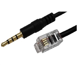 Cable de red UTP, adaptador de Audio de 3,5mm, RJ45, RJ11, CAT6, 6P6C, 4P4C a macho - Product Image 5