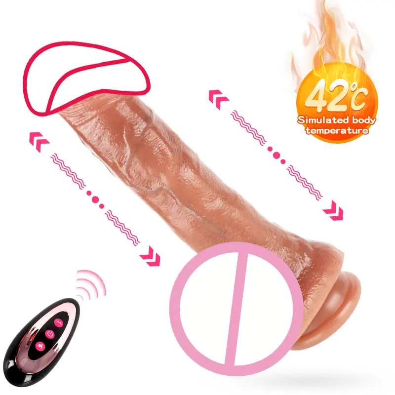 Estilo caliente Control remoto Juguetes sexuales Dick Masturbador femenino Gran Sex Shop Venta al por mayor Consolador suave consolador de silicona para mujeres