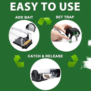 Yeniden kullanılabilir fareler küçük fare kapanı Catcher Humane fare kapanları - Product Image 3