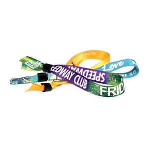 Benutzer definiertes Logo 13,56 MHz RFID Smart Card Mini Tag Armband bargeldlose Zahlungen Festival Stoff gewebte wasserdichte Armbänder <span class=keywords><strong>QR</strong></span>-Code
