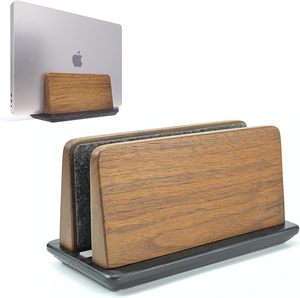 Yukmin Gỗ Có Thể Điều Chỉnh Máy Tính Xách Tay Đứng Thẳng Đứng Cho Bàn Tiết Kiệm Không Gian Macbook Đứng Với Non-Slip Cơ Sở Cho Văn Phòng Chơi Game Không Gian làm việc - Product Image 1