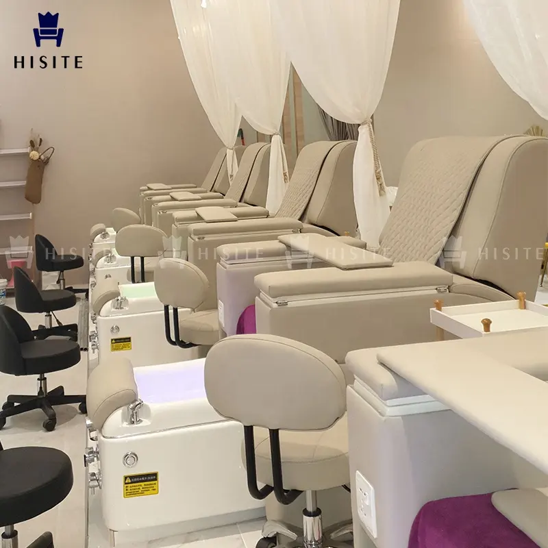 Hisite Nails equipment Manicure massaggio Pedicure Chair per il cliente