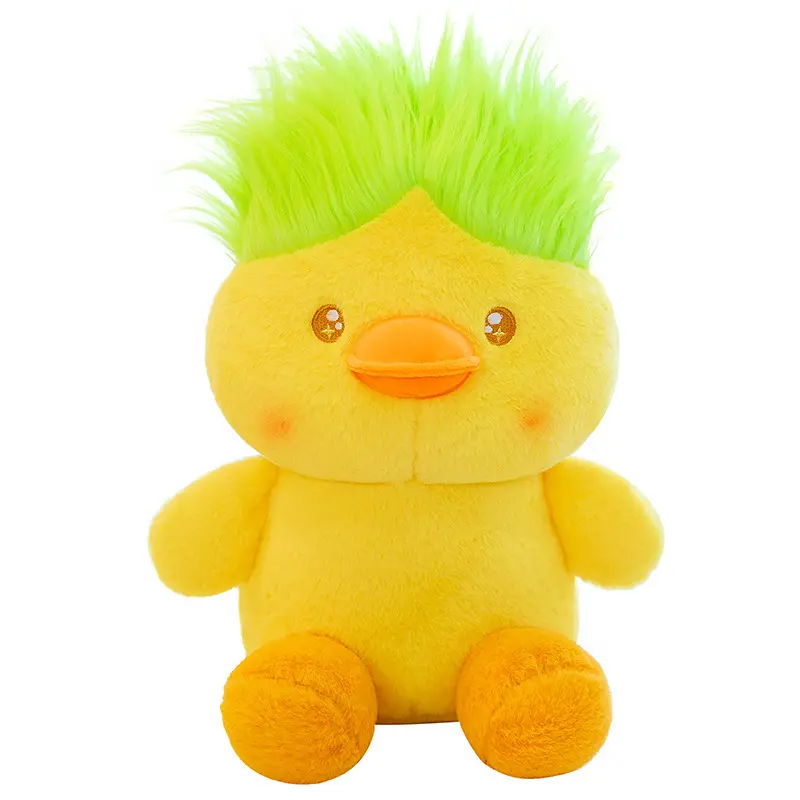 Série criativa de personagens engraçados brinquedos de pelúcia DIY bebê doido leitão pato boneco conforto infantil