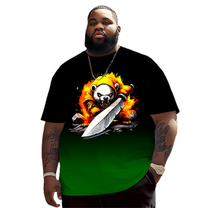 Samurai <strong>Panda</strong> Fashionable Print Men's Plus Size T-Shirt <strong>Pattern</strong> Customization <strong>Design</strong> Customization - Product Image 5