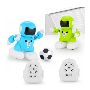 2pcs Infrared Ray Remote Control Small Intelligent Rc Smart Football <strong>Robot</strong> Soccer <strong>Game</strong> Toy - Product Image 1