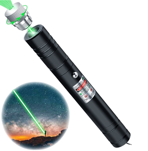 Rot Grün Laserpointer 2000 Meter Langstrecken-Hochleistungs-Taschenlampe Wiederauf ladbarer Zeiger für USB mit einstellbarem Sternkopf - Product Image 3