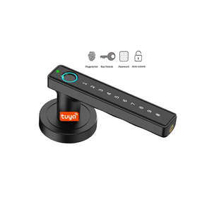 Telefon uygulaması. Uzaktan erişim kontrolü wifi anahtarsız giriş elektronik dijital kapı kilidi topuzu tuş takımı parmak izi tuya akıllı kapı kilidi - Product Image 1