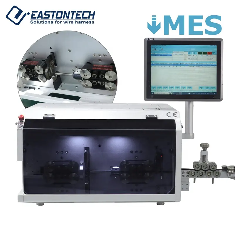 EW-05F + S Querschnitt 1-30mm2 Voll automatische Mehrleiter-Drahts chneid-und Abisolier maschine mit MES-System