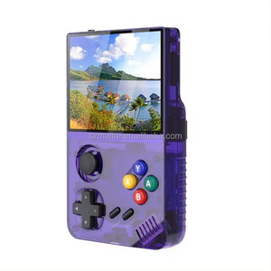 Mini macchina da gioco portatile M19 costruire nel sistema EmuELEC supporto 26 tipi di simulatori per giocare 3.5 pollici Display LCD scatole nere - Product Image 5