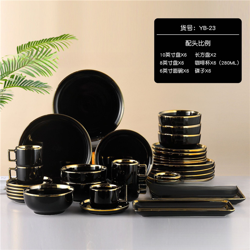 32 têtes noires plates