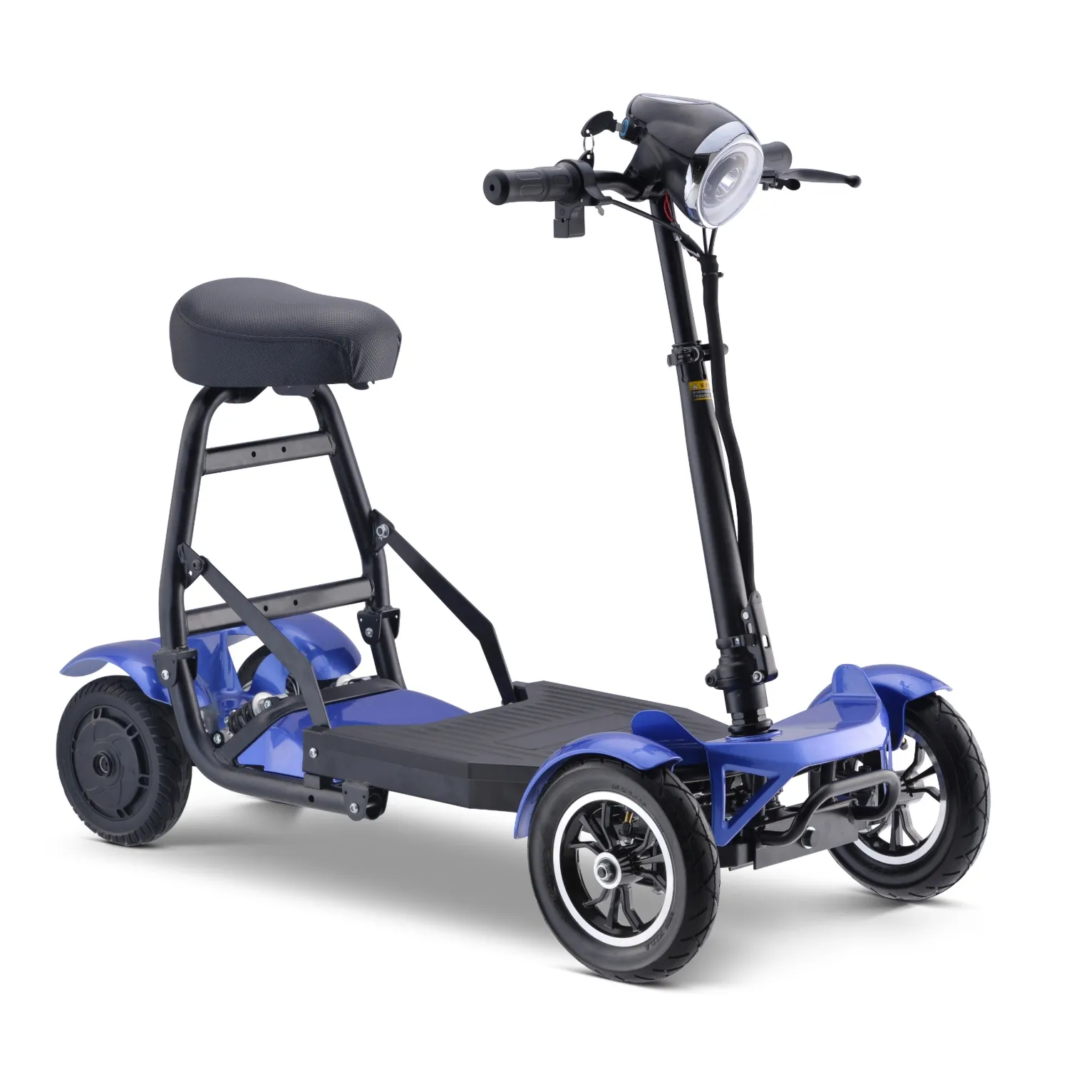 4-колесный электрический скутер с корзиной