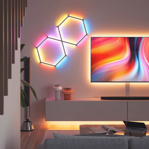 La luce esagonale HanYin Rgb può seguire il ritmo della musica al ritmo per la luce esagonale principale dello stadio della palestra - Product Image 1