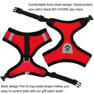 Skynuo Nylon Mesh Cats <strong>Harness</strong> Adjustable Soft Vest Walking Leash and Chest <strong>Harness</strong> for <strong>Small</strong> and Medium <strong>Dogs</strong> and Cats Pets - Product Image 4