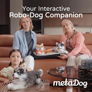 ELEPHANT ROBOTICS MetaDog <strong>Husky</strong> All-Ages Interactive Robot Dog Companion Voice Command Heartbeat Animation Stuffed Animal Toy - Product Image 6