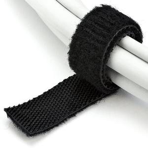 Venta caliente tamaño personalizado multicolor multifunción gestión de cables Uso de jardinería ajustable espalda con espalda gancho y cinta de bucle - Product Image 4