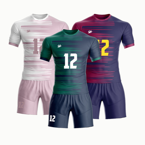 Chất Lượng Cao Bóng Đá Áo Sơ Mi Thoáng Khí Thể Thao Người Đàn Ông Tùy Chỉnh Bóng Đá Jersey Cho Máy Nghe Nhạc - Product Image 1