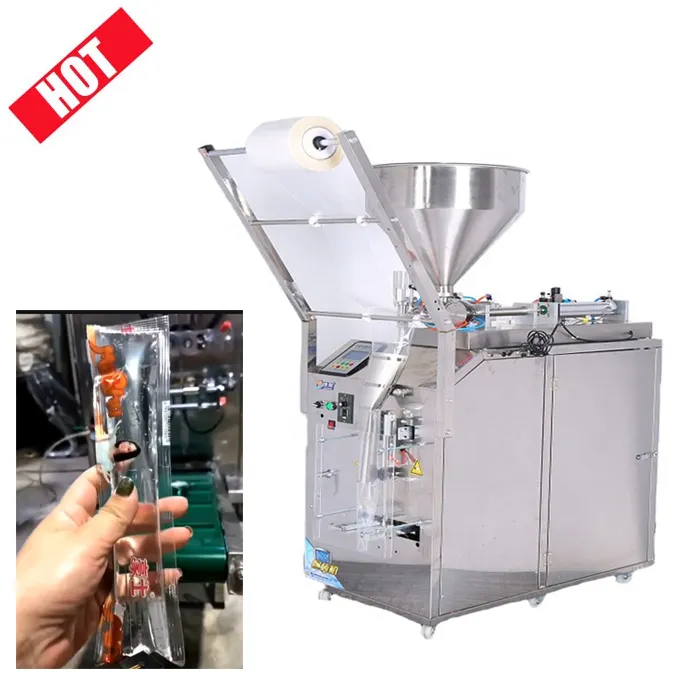 Máquina de embalagem de vedação de picolés, máquina de enchimento de gelo líquido