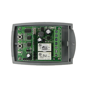 2-Kanal RF Wireless Fernbedienung Empfänger Universal schalter LED Licht Elektrische Garagentore Barrier Gates Lernen