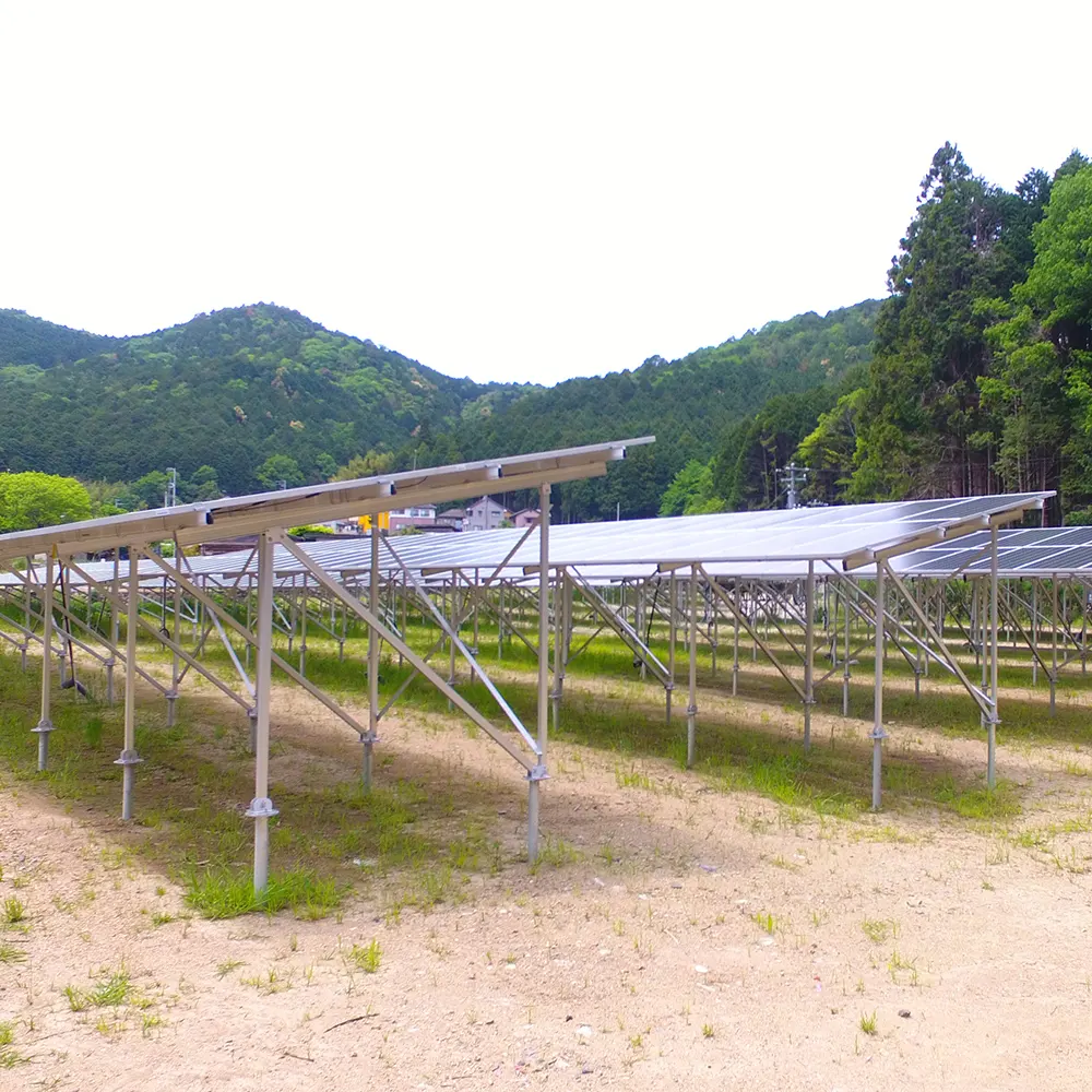 9sunsolar support d'installation facile système de montage solaire sol