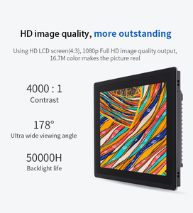 Industrial Lcd Touch Pc Monitor Anti Shock Vibration 15&quot; 17&quot; 19&quot; 21.5&quot; Panel Rack Mount Monitor for Console Automation - Product Image 3