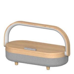 Lámpara de mesa inteligente decorativa, altavoz portátil con carga inalámbrica, duradero - Product Image 4