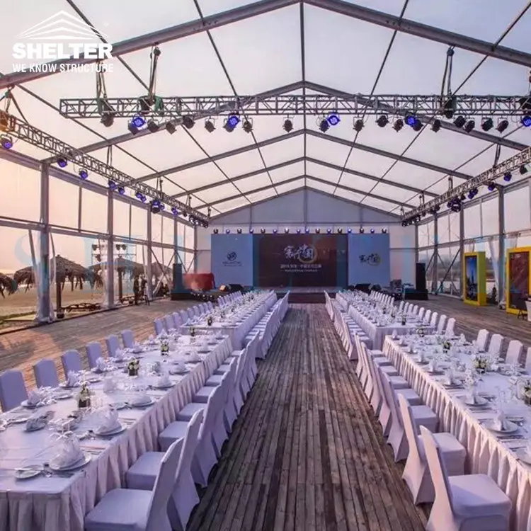 Tendas para eventos em geral catering mekan restoran resepsiyon marquee parti çadırları 20x40 olay düğün çadırı 150 kişi için