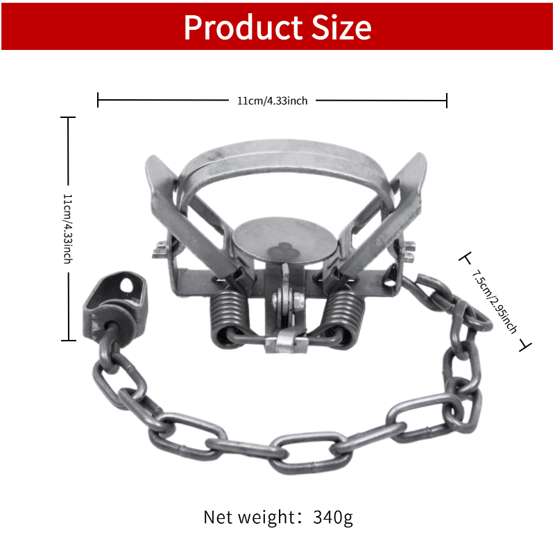 11*11*7.5cm(4.33*4.33*2.95in)