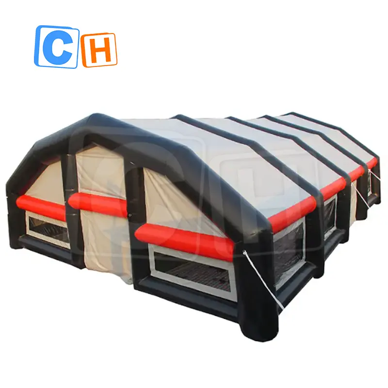 HOT selling inflatable party tent Outdoor steel frame dome yurt tent with glass door and floor