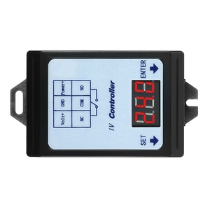 DC 6-80V 30A 12V 24V 36V 48V Módulo de controlador de interruptor de relé Detección de voltaje Monitor de descarga de carga Controlador de interruptor de relé