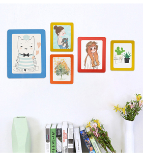 新到货保护膜粘合剂磁性Pvc相框冰箱墙壁展示相框 - Product Image 4