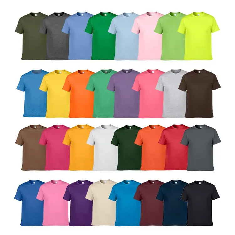 Camiseta de algodón 100% personalizada con impresión de fábrica china, camisetas en blanco de buena calidad