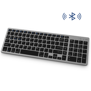 Teclado inalámbrico Bt recargable con teclado numérico, diseño de tamaño completo para tableta y teléfono iPad - Product Image 2