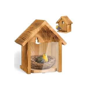 昆虫の家木製屋外ぶら下げ昆虫ホテル蜂の家卸売インタラクティブ蜂生息地 - Product Image 1