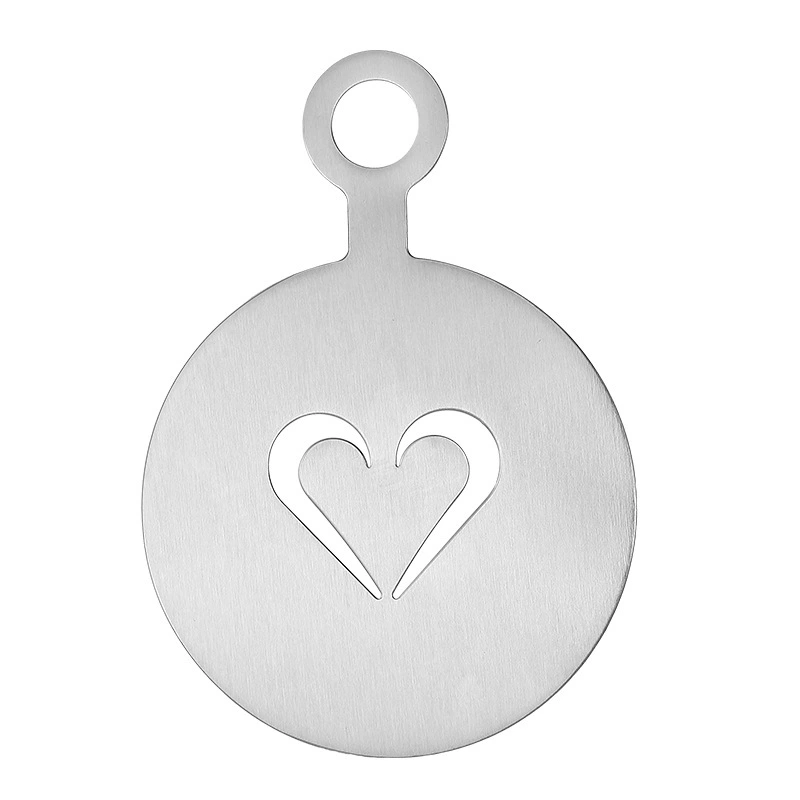 Patrón de corazón plateado
