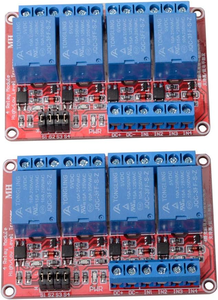 4-Kanal-5-V-Relaismodul 1Pack 5-V-Relaisplatine mit Optokoppler unterstützung Hoch-/Niedrig pegel auslöser für Relais - Product Image 4