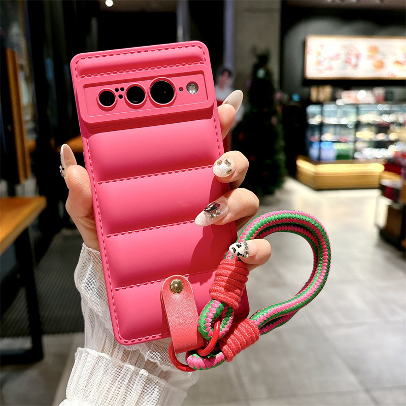 Estuche rosa + cordón