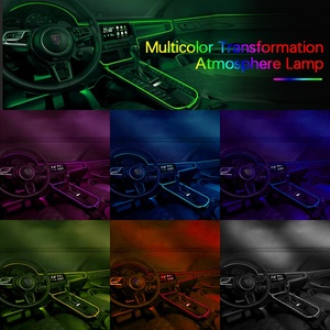 ชุดไฟสร้างบรรยากาศ7สีสำหรับตกแต่งภายในรถแถบไฟ LED RGB ควบคุมด้วย USB - Product Image 6