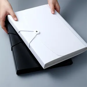 A4 <strong>File</strong> Paper Folder Large Capacity Waterproof <strong>File</strong> Organizer Certificates Music Score Test Paper Desktop Storage Document - Product Image 5