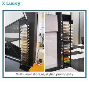 Yeni tasarım taş bak standı 20x120 lastik sergileme standı taş blok ekran mermer standı masa taş vitrin rafı - Product Image 3