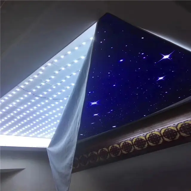 Matériau de construction pour panneau de plafond de lumière de galaxie de maison