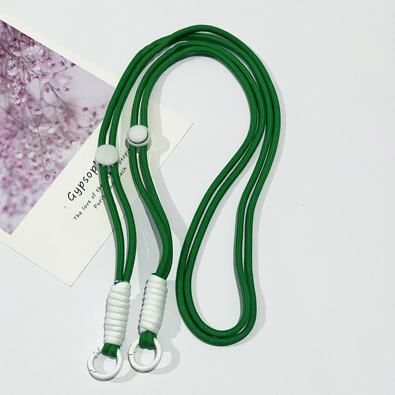 Corde vert foncé avec nœuds blancs