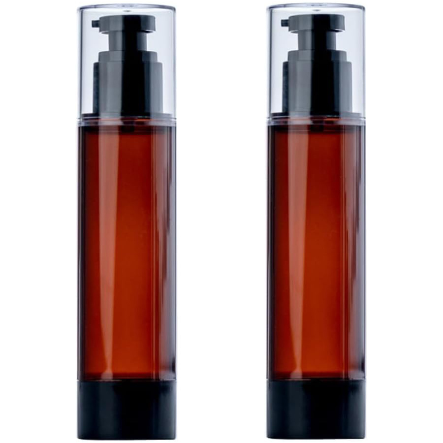Flacon pompe airless pour lotion - Plat