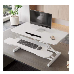 Escritorios de computadora múltiples computadoras Muebles Escritorio de pie moderno piso sentado mesa de computadora - Product Image 3