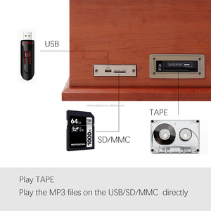 Reproductor de tocadiscos múltiple, entrada auxiliar de registro SD/CD/USB/SD, gran oferta, suministro de fábrica