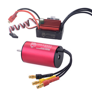 Aşmak KK su geçirmez sistemi 2440 fırçasız Motor w/ 35A ESC 1/16 1/18 HSP Tamiya eksenel RC arabalar Model - Product Image 1