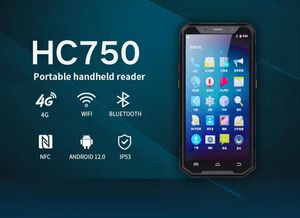 TOP1 HC750手机扫描仪Wifi蓝牙全球定位系统2D条形码扫描仪安卓12工业PDA手持数据收集器-蓝色 - Product Image 6