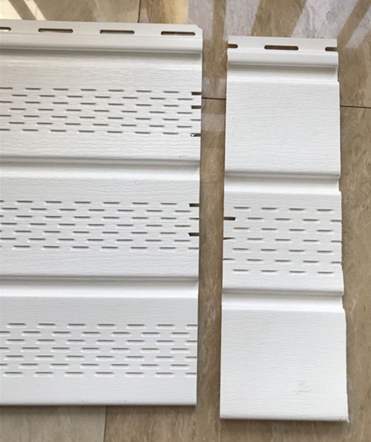 12 inch width 3.66m length pvc vinyl siding full vent model soffit