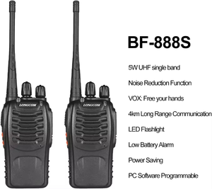 Longcom Dual Band Ham Radio Baofeng Bf-888s ricetrasmettitore 888s Radio Mobile via portatile Baofeng Walkie Talkie - Product Image 2
